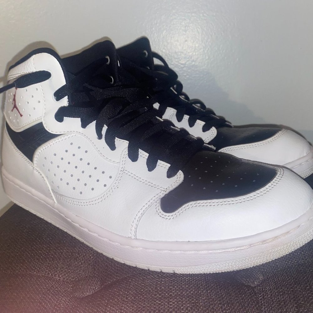 Jordan Access AR3763-101 Men White/University Red/Black Sneaker Basketball Shoes